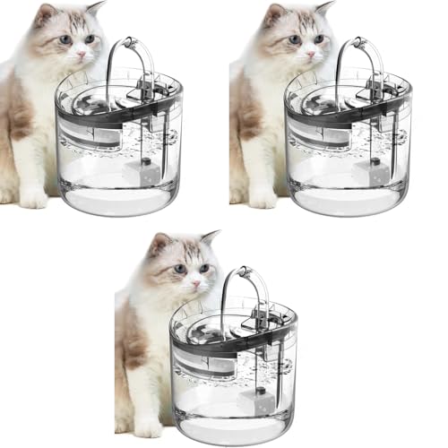 Qpets® Automatic Cycle Multiple Filtering Cat Water Fountain Dog Dispenser 1.8L Super Quiet Pet Drinking with Faucet Kits 3 PCS Qpets® Automatic Cycle Multiple Filtering Cat Water Fountain Dog Dispenser 1.8L Super Quiet Pet Drinking with Faucet Kits 3 PCS